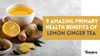 health benefits of lemon ginger tea