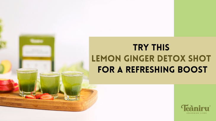 lemon ginger detox shot