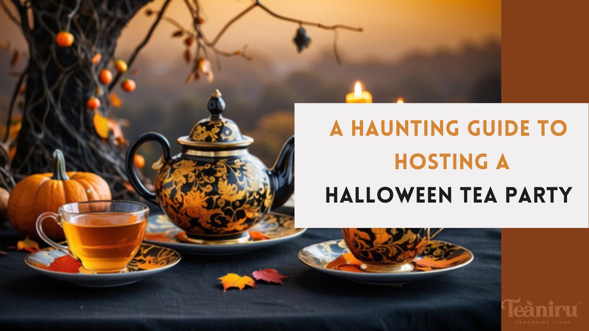 A Haunting Guide To Hosting A Halloween Tea Party