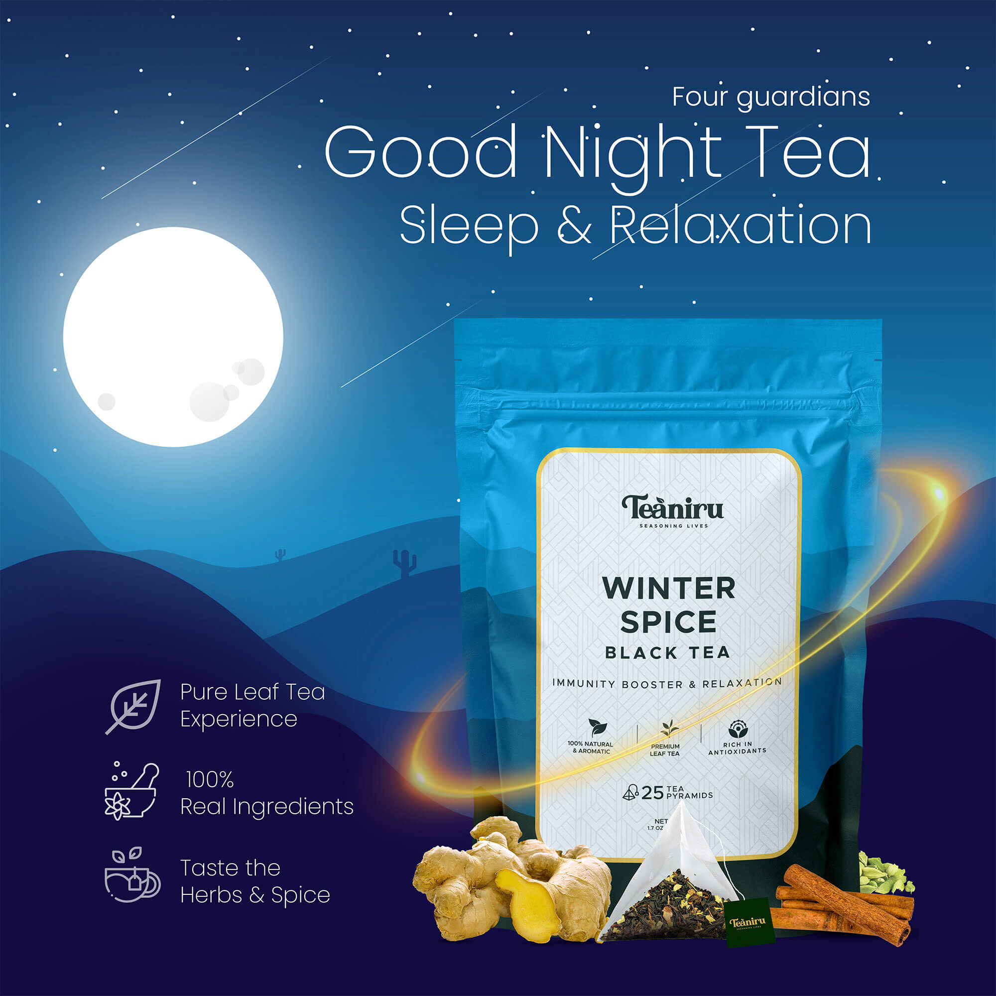Four Guardian Relaxation Tea