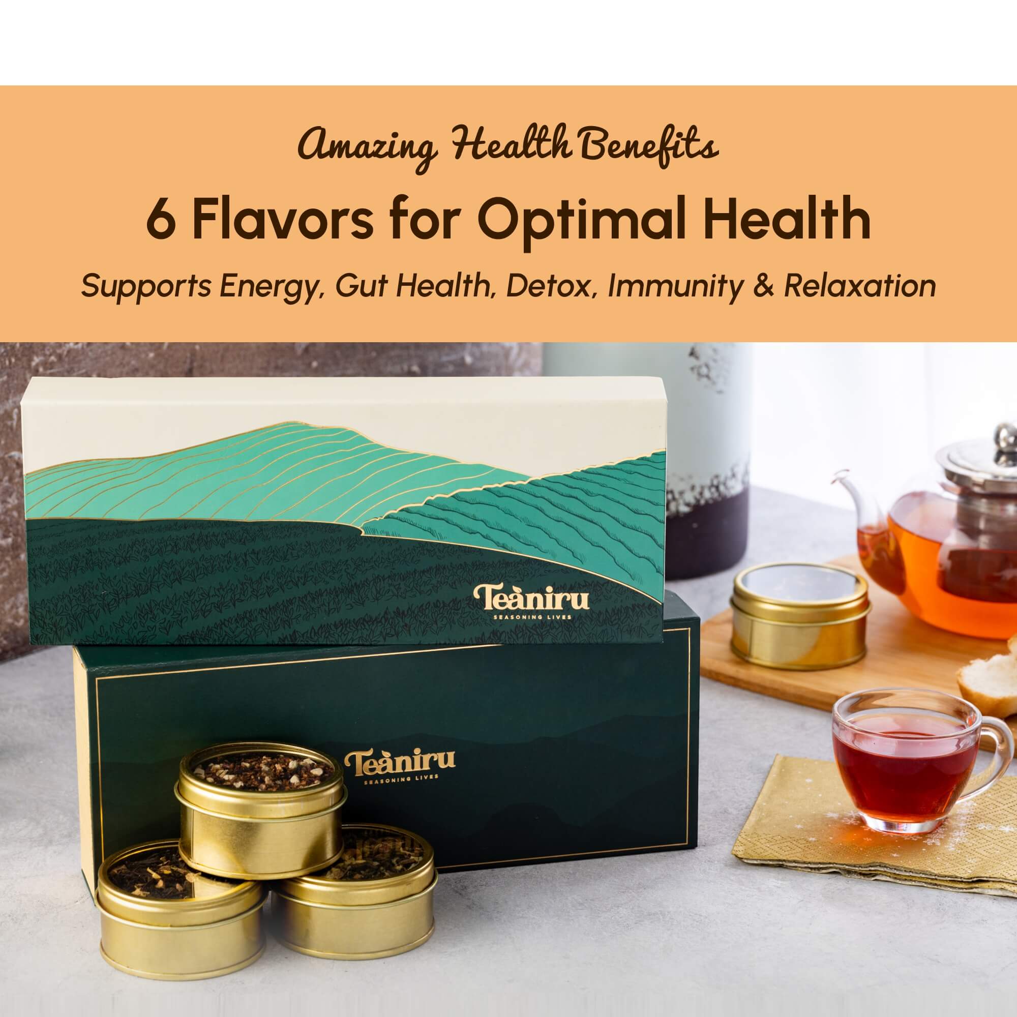 Gourmet Tea & Jute Bag Bundle