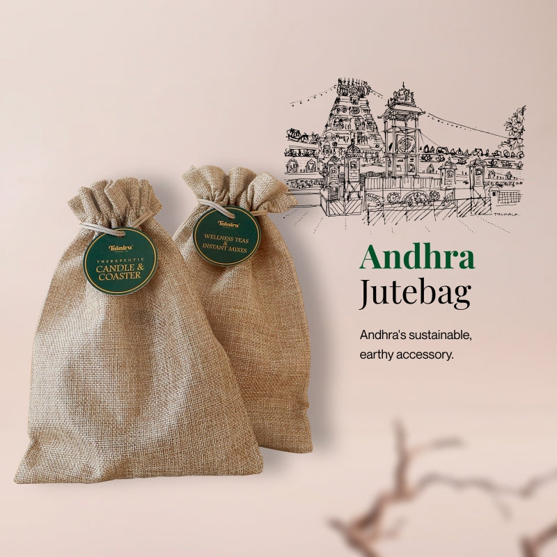 Grand Indian Wellness Hamper-Jute Bags