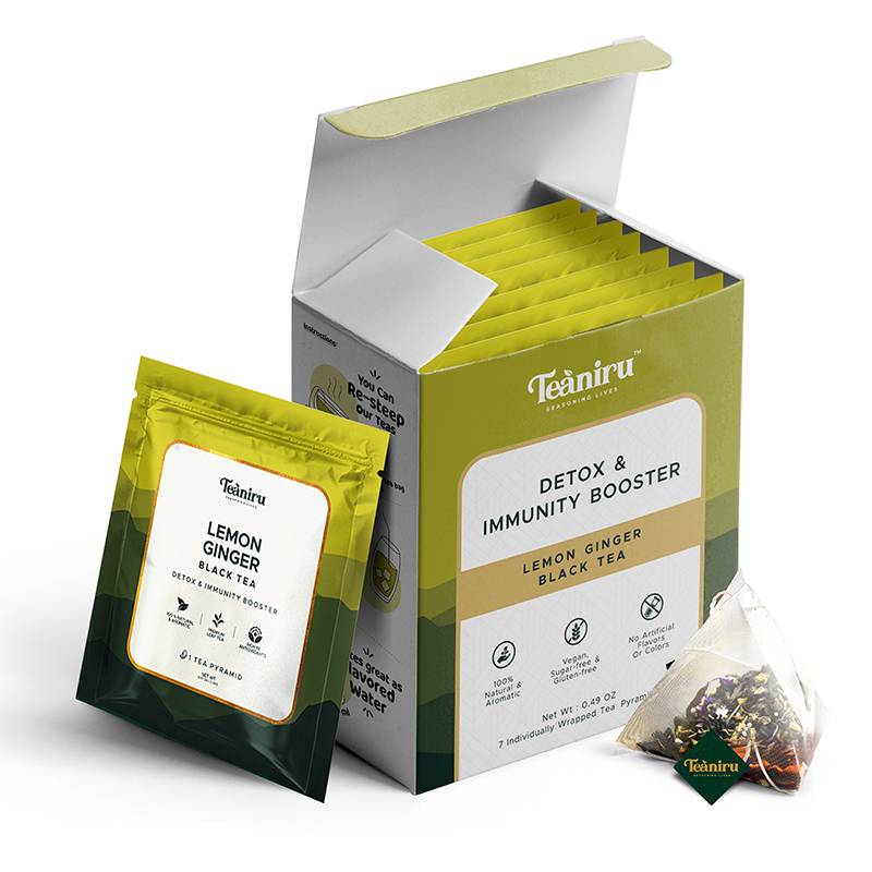 Lemon Ginger Black Tea wellness box