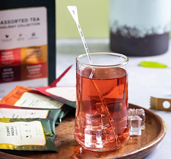  A cup of tea and a sampler Assorted tea holiday collection