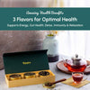 Amazing Health Benefits Grandeur Aromatic Tea 3 Flavors for Supports Detox, Immunity & Relaxation