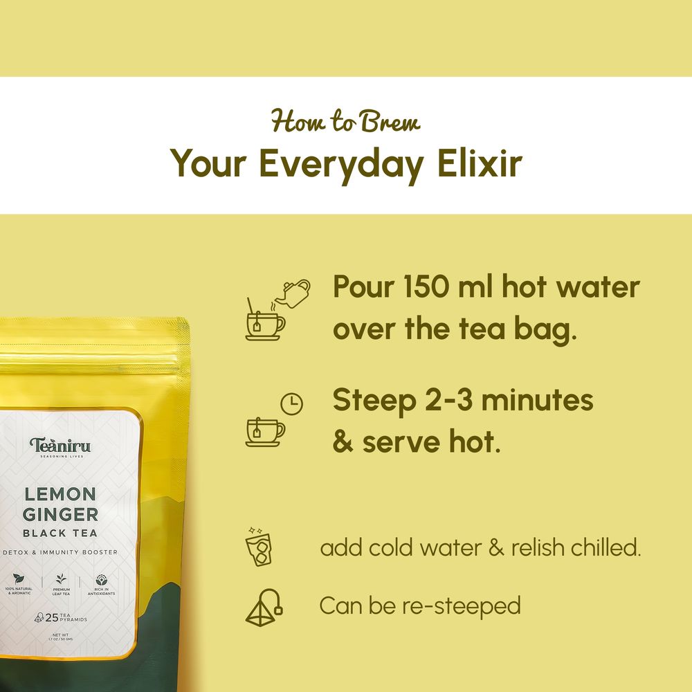 How to make Lemon Ginger Tea 