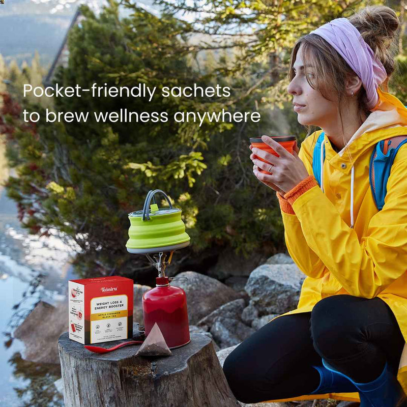 Pocket-friendly sachets to brew 8 wonder tea anywhere