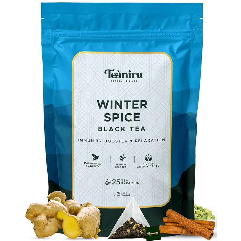 Winter Spice Black Tea pouch